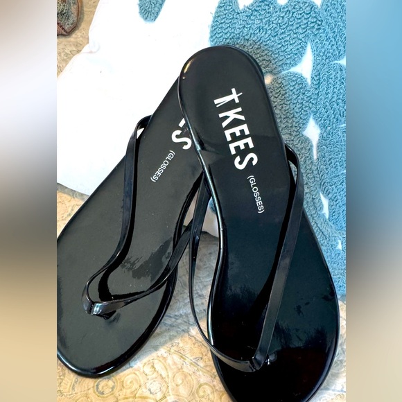 Women's Glosses Flip Flops - Picture 1 of 13